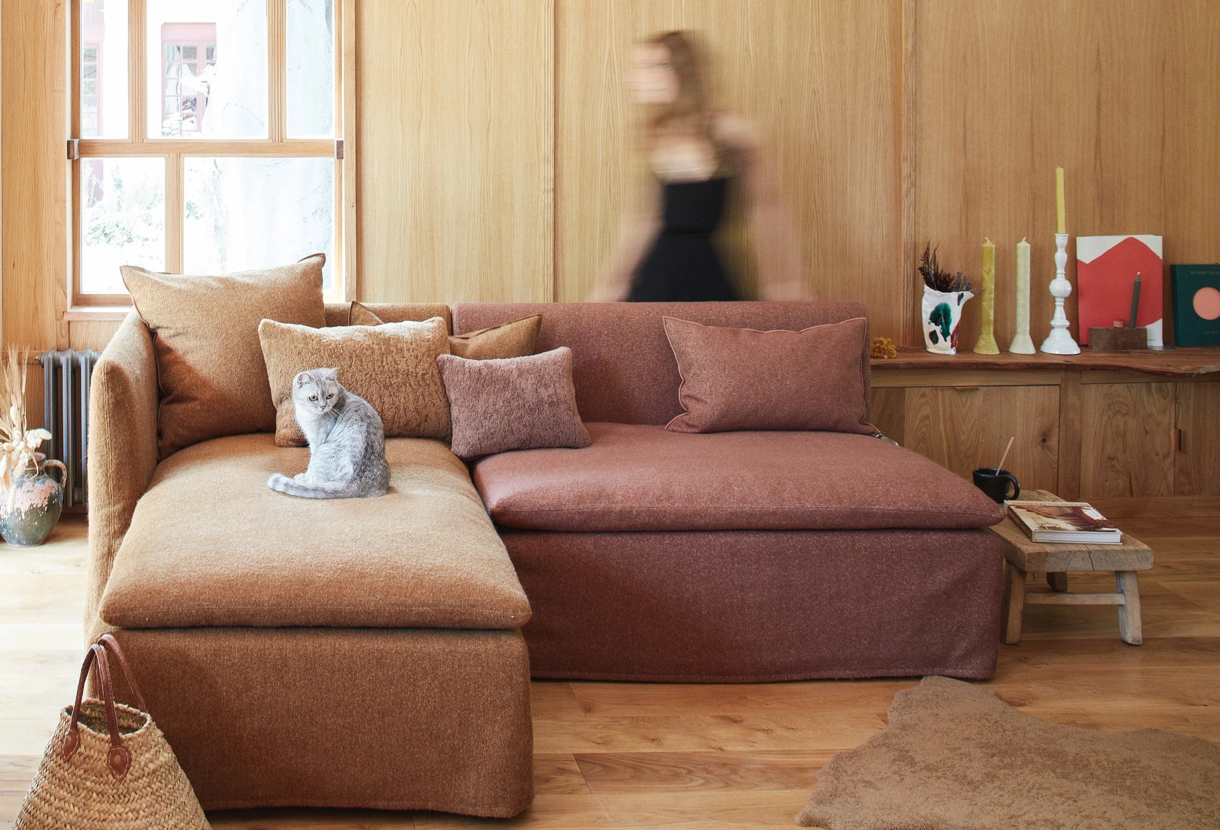 フランス製 Maison de Vacances コヨーテ クッション 新品 【公式通販】